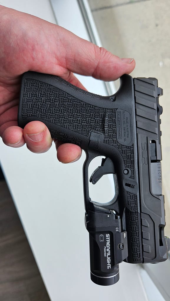 Glock Firearms laser engraved grip